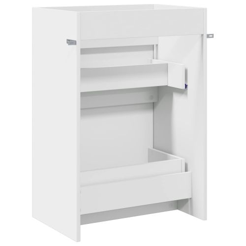 Кабинет под мивка за баня Бяло 56 x 37,5 x 81 см