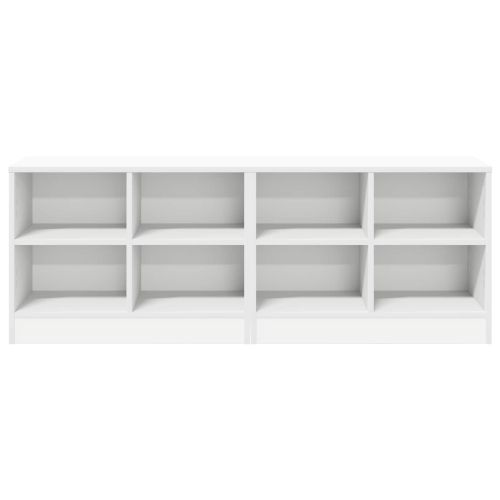 Шкаф за легло 2 pcs Бяло 66 x 33 x 48 см Инженерна дървесина