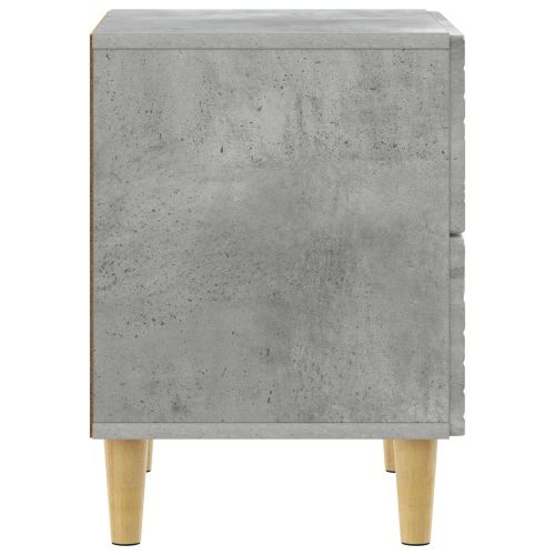 Нощно шкафче 2 pcs Бетонно сиво 43 x 34,5 x 48 см