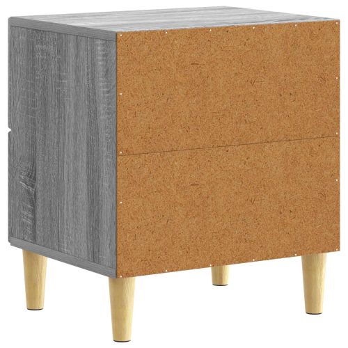 Нощно шкафче Сив Сонома 43 x 34,5 x 48 см Инженерна дървесина