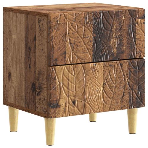 Нощно шкафче Старо дърво 43 x 34,5 x 48 см Инженерна дървесина