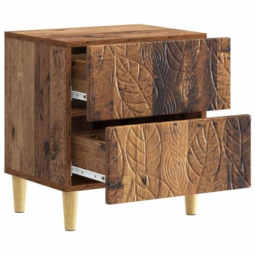 Нощно шкафче Старо дърво 43 x 34,5 x 48 см Инженерна дървесина