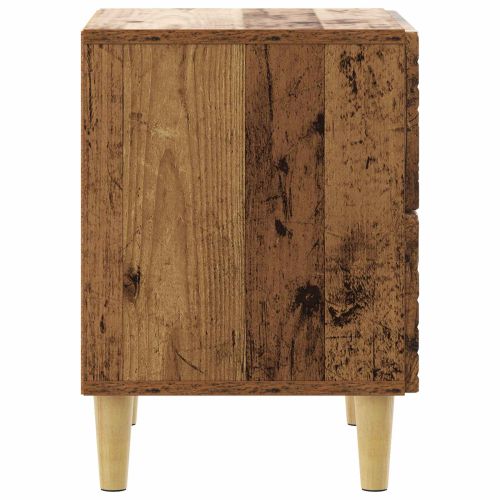 Нощно шкафче 2 pcs Старо дърво 43 x 34,5 x 48 см