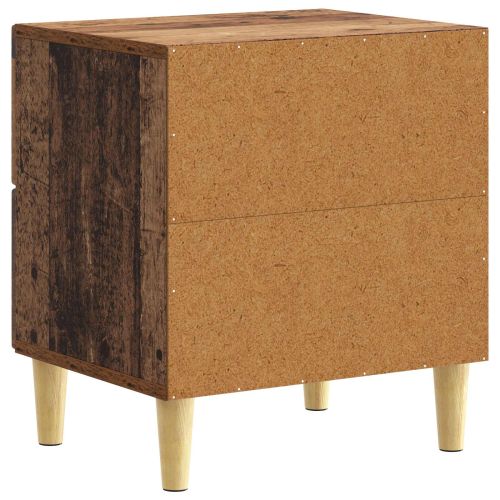 Нощно шкафче 2 pcs Старо дърво 43 x 34,5 x 48 см