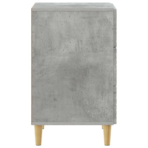 Нощно шкафче Бетонно сиво 43 x 39,5 x 66,5 см