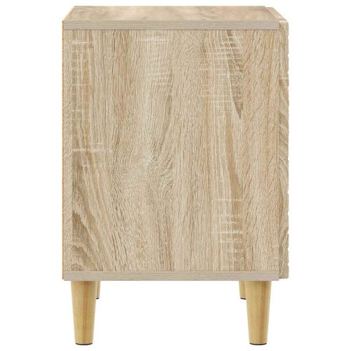 Нощно шкафче Дъб сонома 43 x 34,5 x 50 см Инженерна дървесина