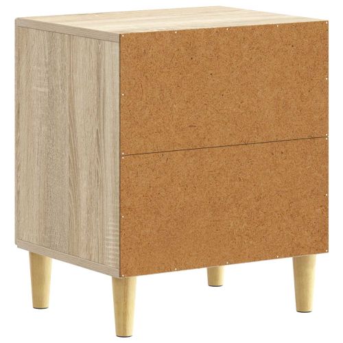 Нощно шкафче 2 pcs Дъб сонома 43 x 34,5 x 50 см
