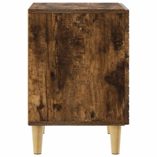 Нощно шкафче 2 pcs Опушен дъб 43 x 34,5 x 50 см