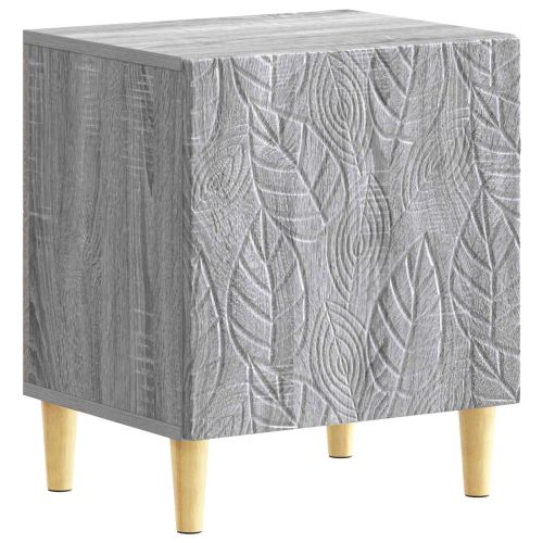 Нощно шкафче 2 pcs Сив Сонома 43 x 34,5 x 50 см