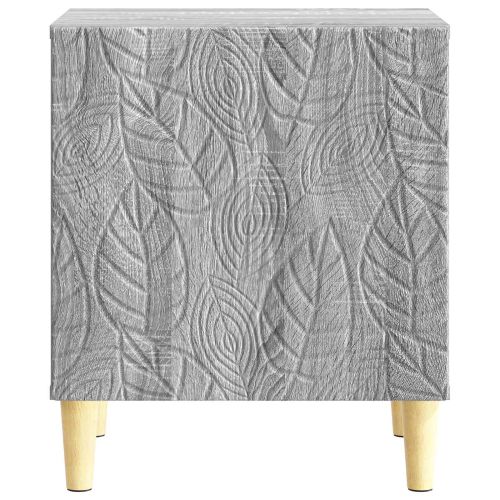 Нощно шкафче 2 pcs Сив Сонома 43 x 34,5 x 50 см