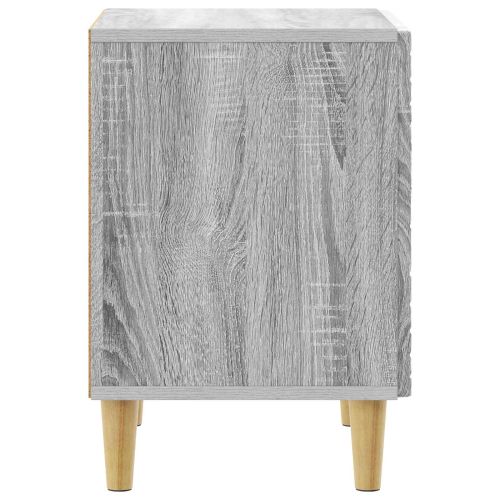 Нощно шкафче 2 pcs Сив Сонома 43 x 34,5 x 50 см