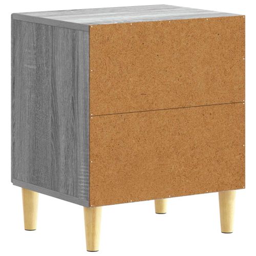 Нощно шкафче 2 pcs Сив Сонома 43 x 34,5 x 50 см
