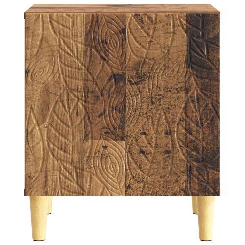 Нощно шкафче 2 pcs Старо дърво 43 x 34,5 x 50 см