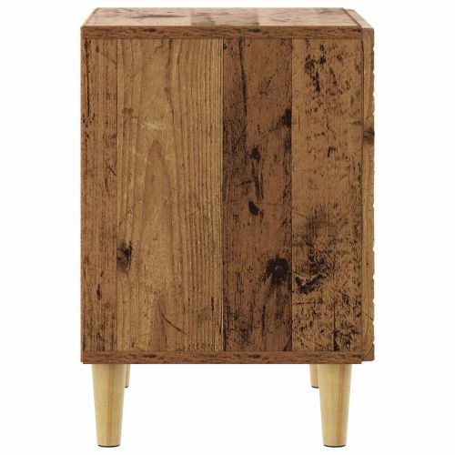 Нощно шкафче 2 pcs Старо дърво 43 x 34,5 x 50 см