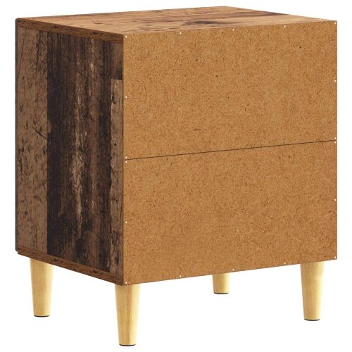 Нощно шкафче 2 pcs Старо дърво 43 x 34,5 x 50 см