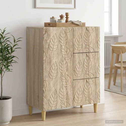 Служебен шкаф Дъб сонома 66 x 34,5 x 90 см Инженерна дървесина
