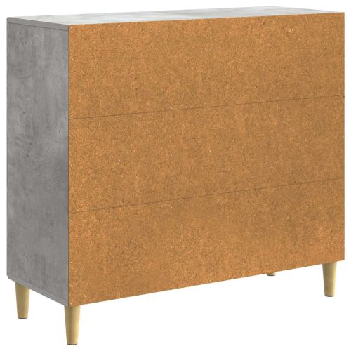 Служебен шкаф Бетонно сиво 89 x 34,5 x 80 см