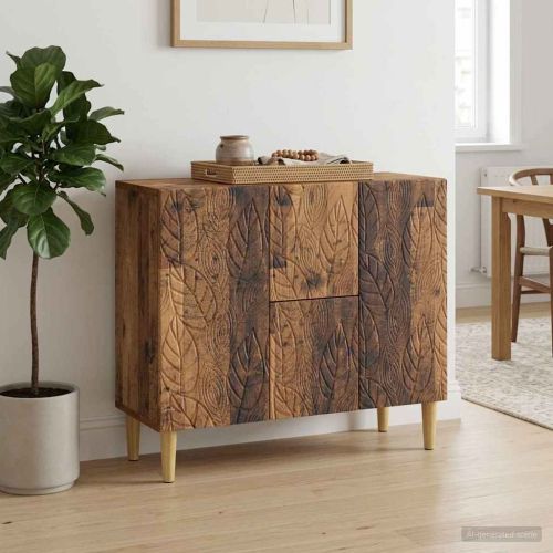 Служебен шкаф Старо дърво 89 x 34,5 x 60 см Инженерна дървесина