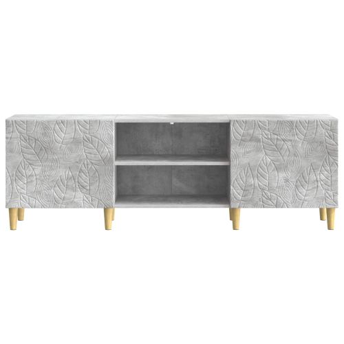 ТВ шкаф 150 x 31 x 50 см Бетонно сиво Инженерна дървесина