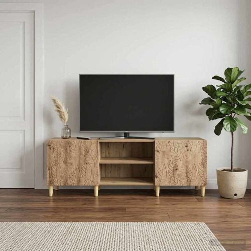 ТВ шкаф 150 x 31 x 50 см Дъб артизан Инженерна дървесина