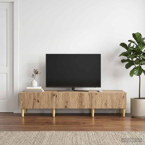 ТВ шкаф 147 x 34,5 x 30 см Дъб артизан Инженерна дървесина