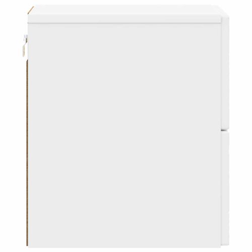 Спален шкаф с монтаж на стена 2 pcs Бяло 34,5 x 33 x 40 см