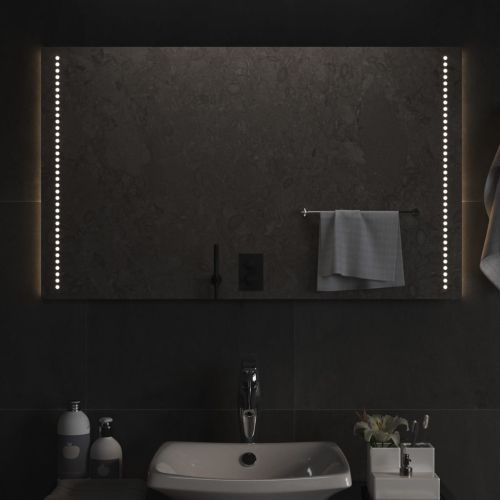 LED огледало за баня, 60x100 см