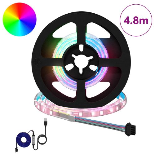 LED лента 12 pcs Черен и прозрачен 40 x 0,8 x 0,3 см