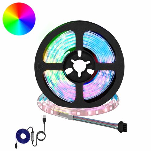 LED лента 12 бр. Черен и прозрачен Мед и пластмаса