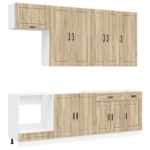 Кухненски единица PORTO 8 pcs Дъб сонома Инженерна дървесина