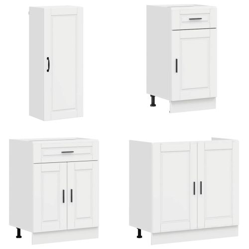 Кухненски единица PORTO 8 pcs Бял гланц Инженерна дървесина