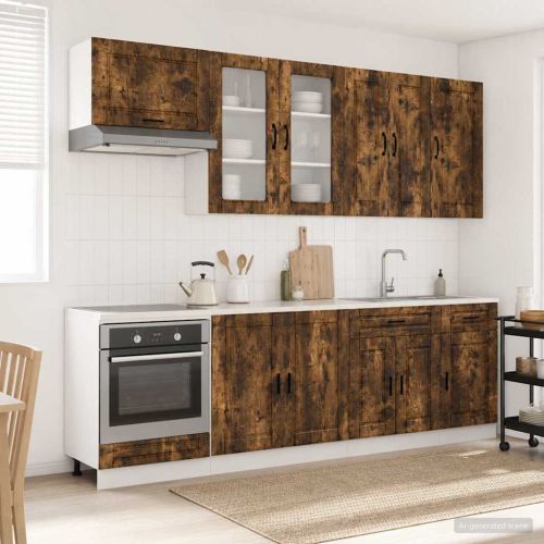 Кухненски единица PORTO 8 pcs Опушен дъб Инженерна дървесина