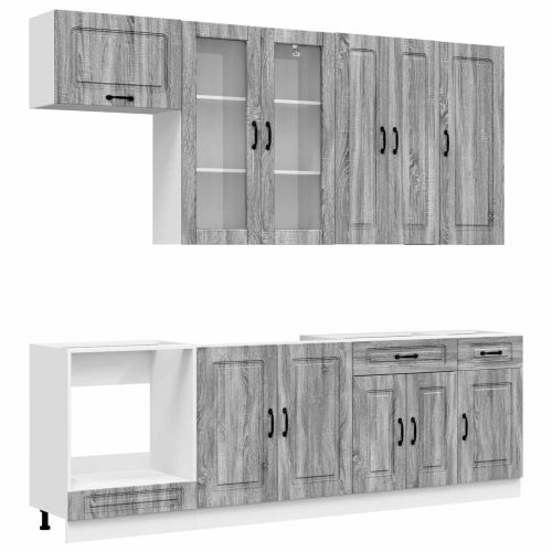 Кухненски единица KALMAR 8 pcs Сив Сонома Инженерна дървесина