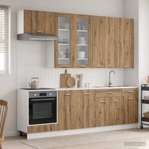 Кухненски единица LYON 8 pcs Дъб артизан Инженерна дървесина