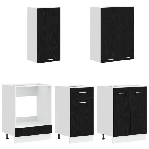 Кухненски единица LYON 5 pcs Черен дъб Инженерна дървесина