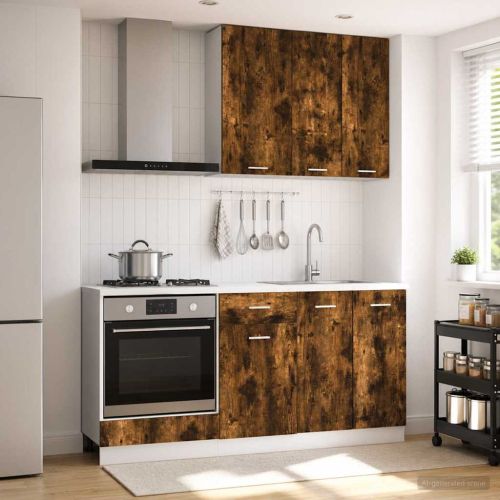 Кухненски единица LYON 5 pcs Опушен дъб Инженерна дървесина