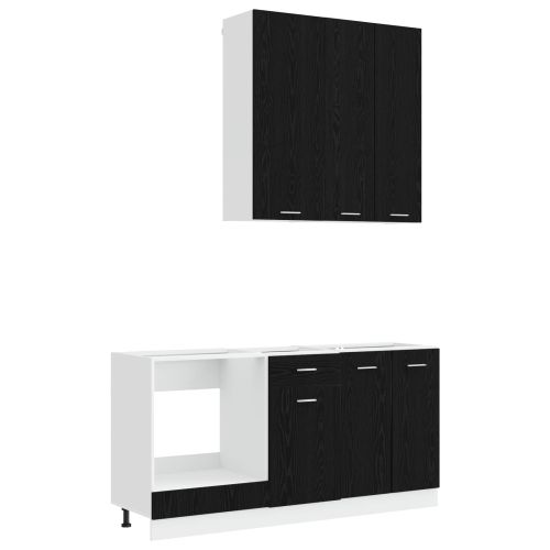 Кухненски единица LYON 5 pcs Черен дъб Инженерна дървесина