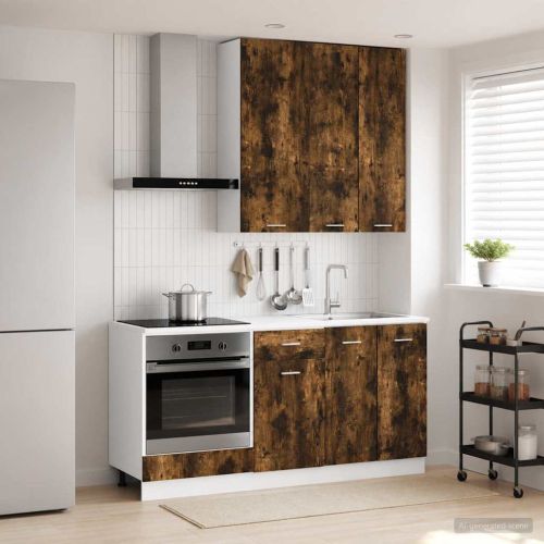 Кухненски единица LYON 5 pcs Опушен дъб Инженерна дървесина