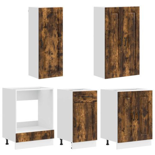 Кухненски единица KALMAR 5 pcs Опушен дъб Инженерна дървесина
