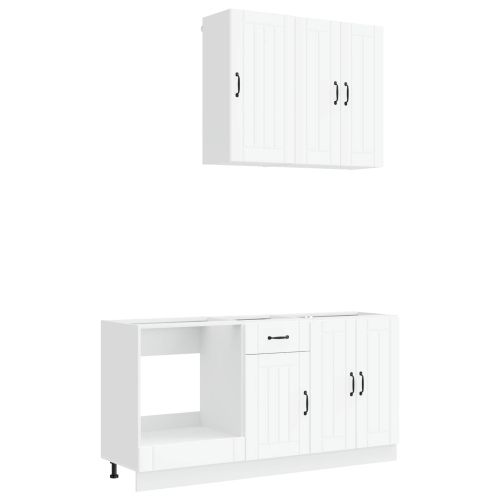 Кухненски единица LUCCA 5 pcs Бяло Инженерна дървесина