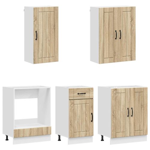 Кухненски единица LUCCA 5 pcs Дъб сонома Инженерна дървесина