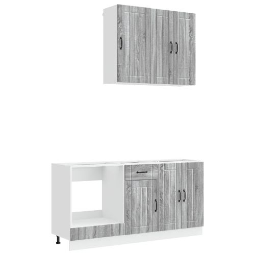 Кухненски единица LUCCA 5 pcs Сив Сонома Инженерна дървесина