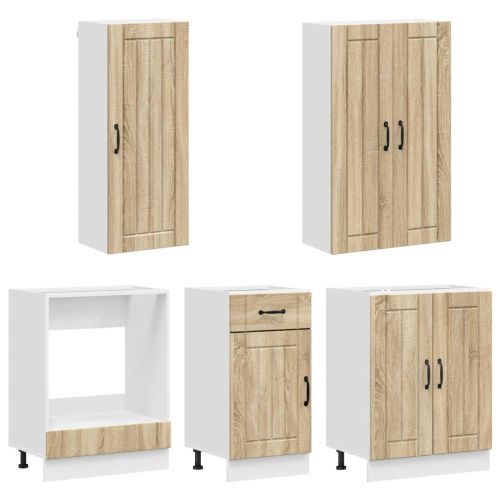 Кухненски единица LUCCA 5 pcs Дъб сонома Инженерна дървесина