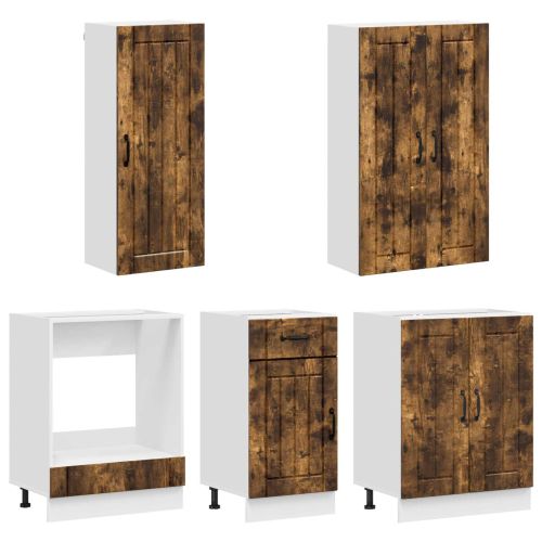Кухненски единица LUCCA 5 pcs Опушен дъб Инженерна дървесина