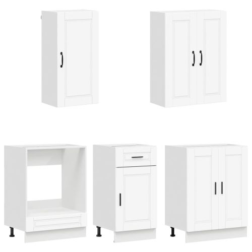 Кухненски единица PORTO 5 pcs Бяло Инженерна дървесина