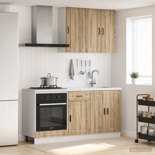 Кухненски единица PORTO 5 pcs Дъб сонома Инженерна дървесина