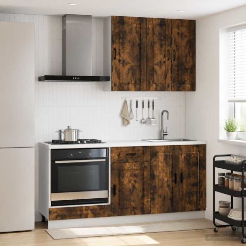 Кухненски единица PORTO 5 pcs Опушен дъб Инженерна дървесина
