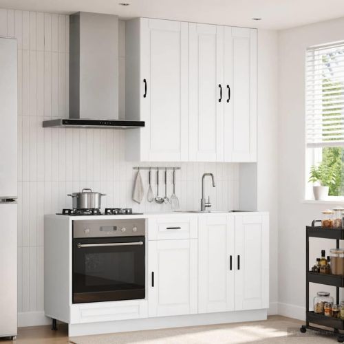 Кухненски единица PORTO 5 pcs Бяло Инженерна дървесина