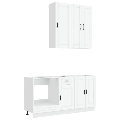 Кухненски единица PORTO 5 pcs Бяло Инженерна дървесина