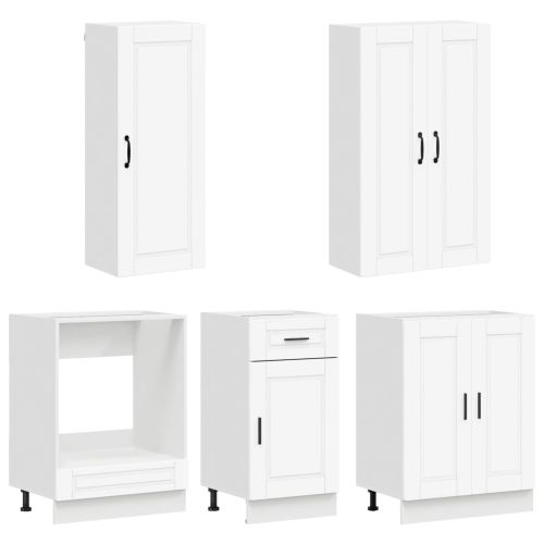 Кухненски единица PORTO 5 pcs Бяло Инженерна дървесина